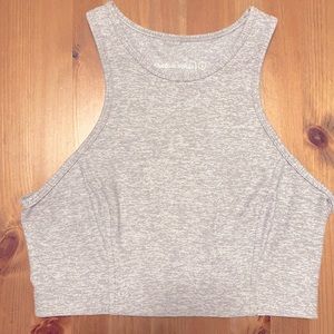 Outdoor Voices Athena Crop in Dove, size S